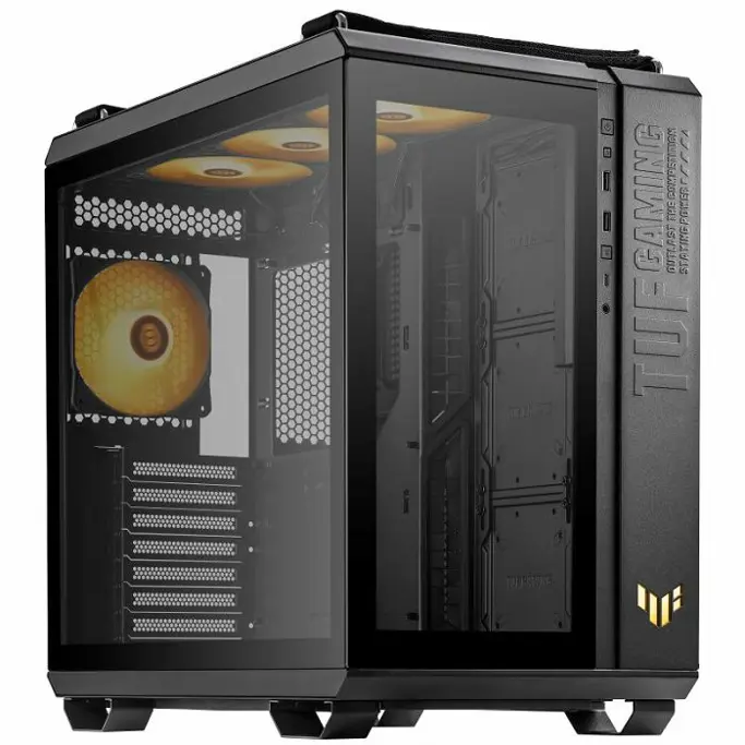 Asus Midi Tower TUF Gaming GT502 PLUS, glass window, Black, 90DC0090-B19010 - Slika 1