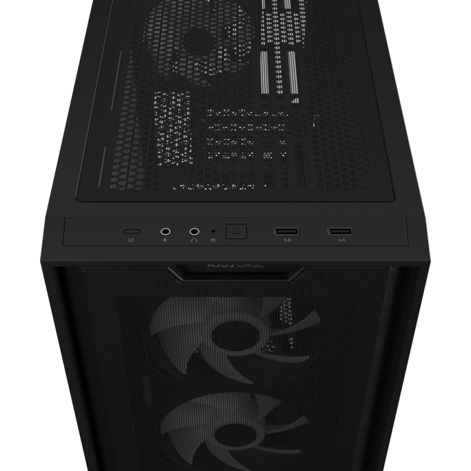 Asus Mini Tower A21 Plus, ARGB, Black, glass window, 90DC00H0-B19010 - Slika 8