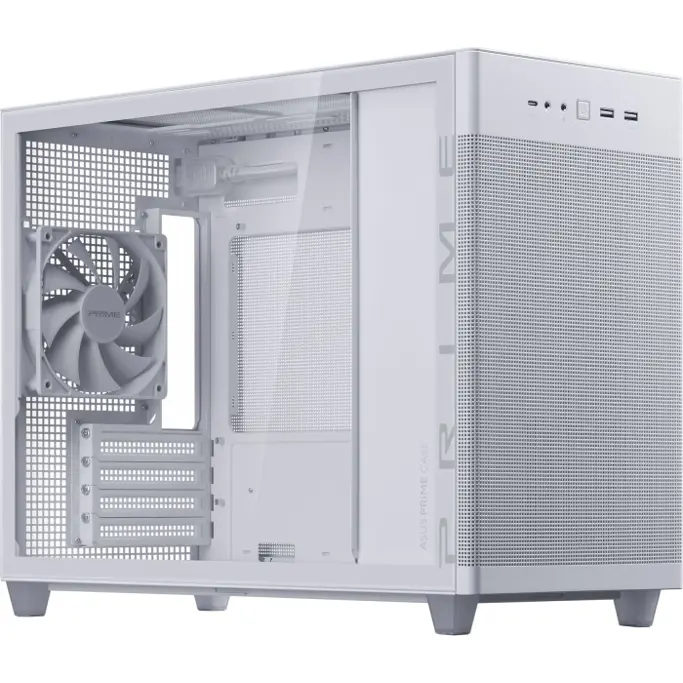 Asus Mini Tower Prime AP201 Mesh, White, glass window, 90DC00G3-B39010 - Slika 25