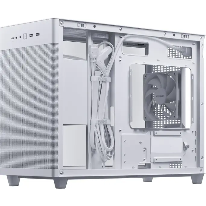 Asus Mini Tower Prime AP201 Mesh, White, glass window, 90DC00G3-B39010 - Slika 27