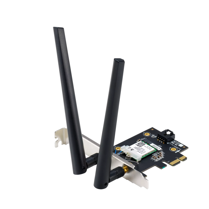 ASUS PCE-BE6500, Tri-Band Wi-Fi 7, Bluetooth 5.4 PCIe WiFi Adapter, 90IG09G0-MO0B00 - Slika 1