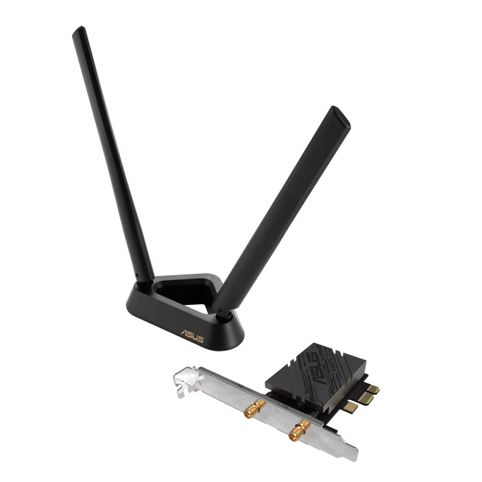 ASUS PCE-BE92BT, BE9400, Tri-Band WiFi 7, Bluetooth 5.4, PCIe WiFi Adapter, Intel only, 90IG08U0-MO0B00 - Slika 2
