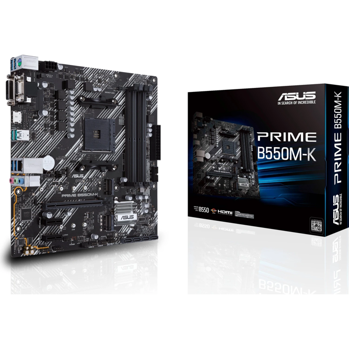 ASUS Prime B550M-K, AMD B550, AM4, DDR4, mATX, 90MB14V0-M0EAY0 - Slika 1