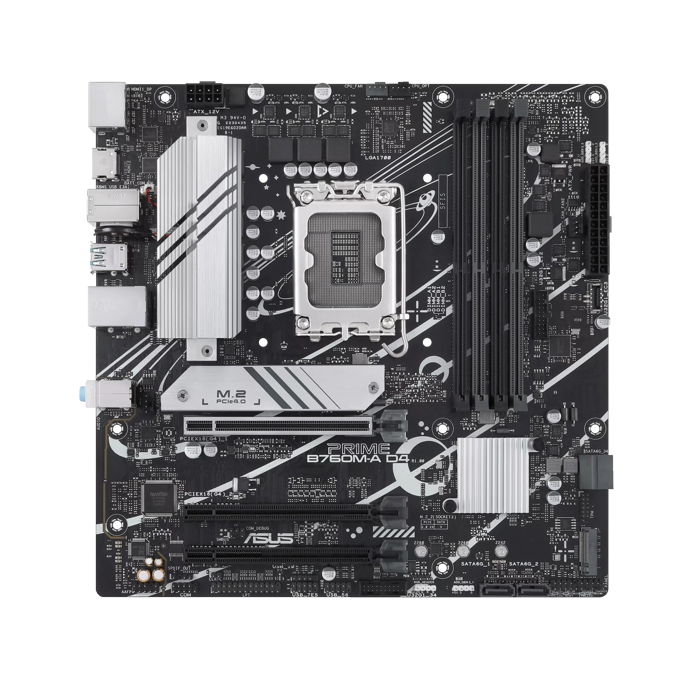 ASUS Prime B760M-A D4 CSM, Intel B760, LGA 1700, DDR4, mATX, 90MB1D00-M1EAYC - Slika 1