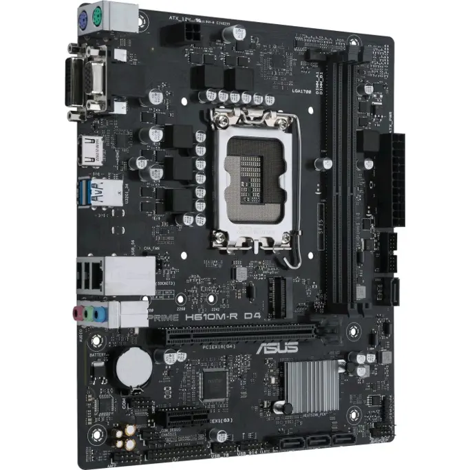 Asus Prime H610M-R D4-SI, Intel H610, LGA 1700, DDR4, mATX, 90MB1B40-M0ECY0 - Slika 3