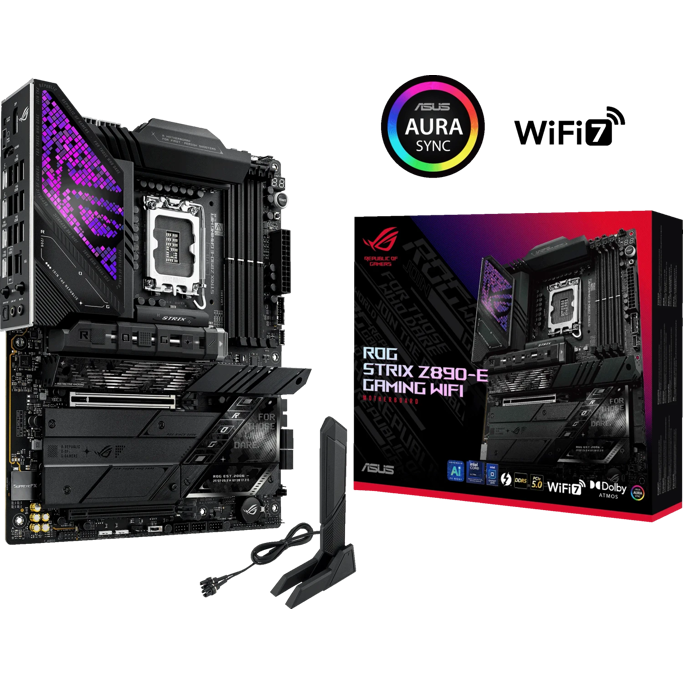 Asus ROG Strix Z890-E Gaming WIFI, Intel Z890, LGA 1851, DDR5, ATX, 90MB1IM0-M0EAY0 - Slika 1