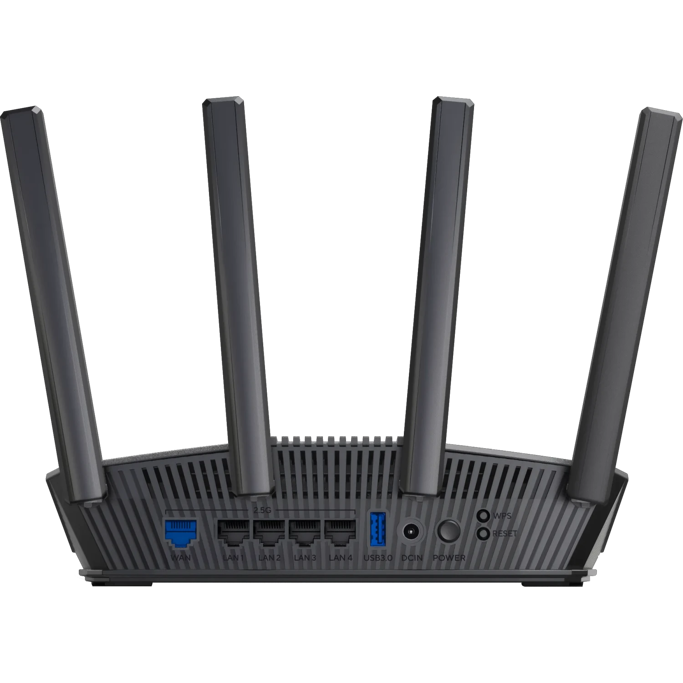 ASUS Router RT-BE82U, BE6500, Dual-Band, 2.4GHz/5GHz, WIFI7, 90IG0990-MO9B00 - Slika 3