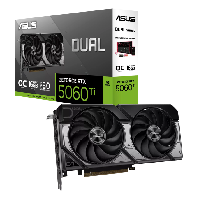 ASUS RTX5060Ti OC, DUAL-RTX5060TI-O16G, 16GB GDDR7, NVIDIA GeForce, 90YV0MH0-M0NA00 - Slika 7