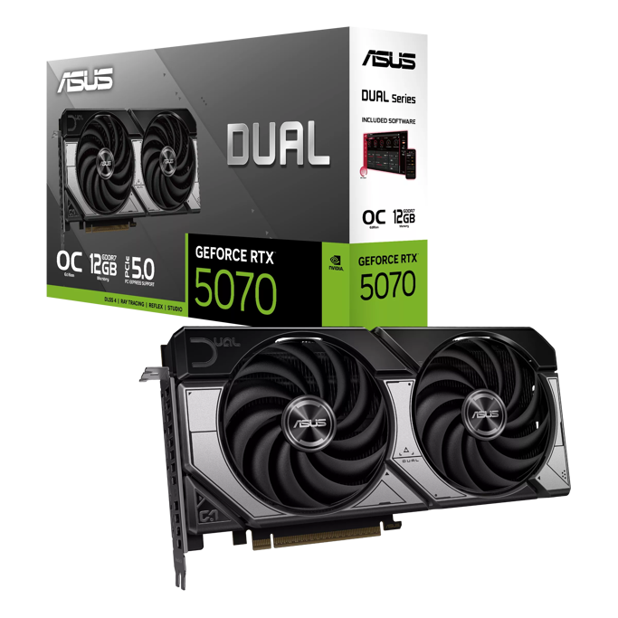 ASUS RTX5070 OC, DUAL-RTX5070-O12G, 12GB GDDR7, NVIDIA GeForce, 90YV0M17-M0NA00 - Slika 8