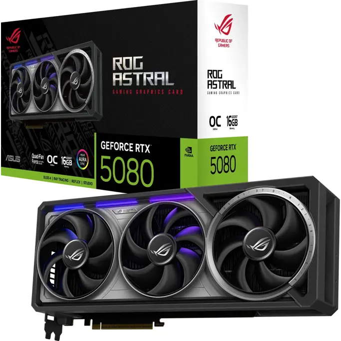 Asus RTX5080 OC, ROG-ASTRAL-RTX5080-O16G-GAMING, 16GB GDDR7, NVIDIA GeForce, 90YV0LV0-M0NA00 - Slika 4