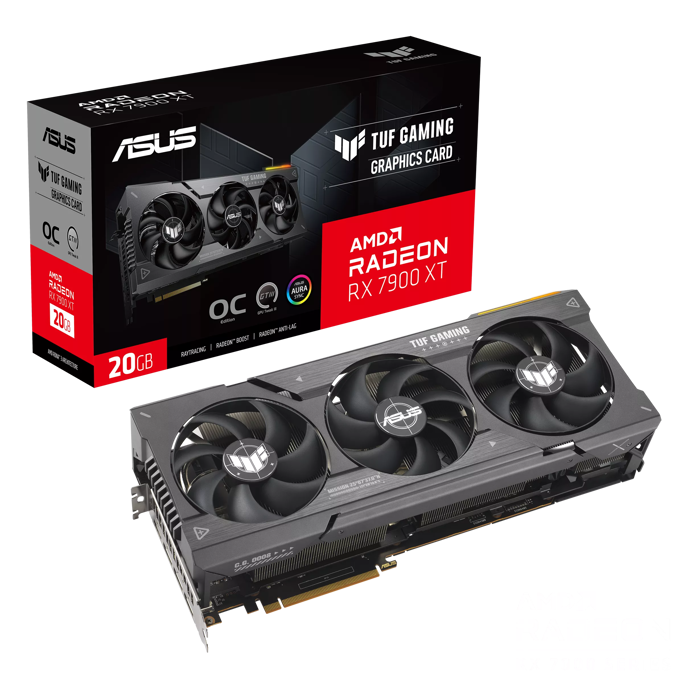 ASUS RX7900XT OC, TUF-RX7900XT-O20G-GAMING, 20GB GDDR6, AMD Radeon, 90YV0IV1-M0NA00 - Slika 1