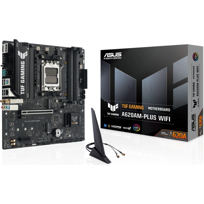 ASUS TUF GAMING A620AM-Plus WIFI, AMD A620A, AM5, DDR5, mATX, 90MB1MZ0-M0EAY0 - Slika 1