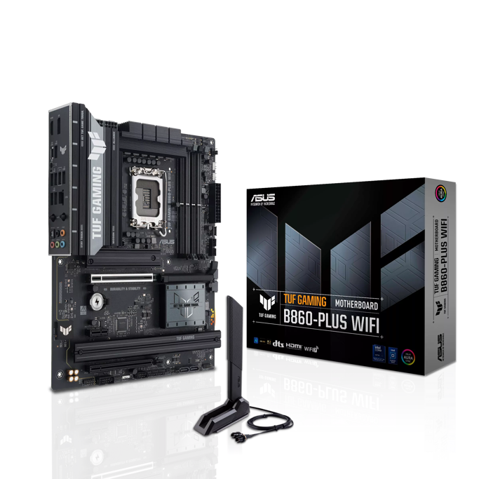 Asus TUF Gaming B860-Plus WIFI, Intel B860, LGA 1851, DDR5, ATX, 90MB1JL0-M0EAY0 - Slika 1