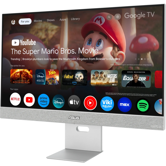 Asus ZenScreen Smart MS27UC, 27", 4K, IPS, HDMI, DP, USB Hub, USB-C, PD90W, zvučnici, 90LM0A3H-B01O70 - Slika 2
