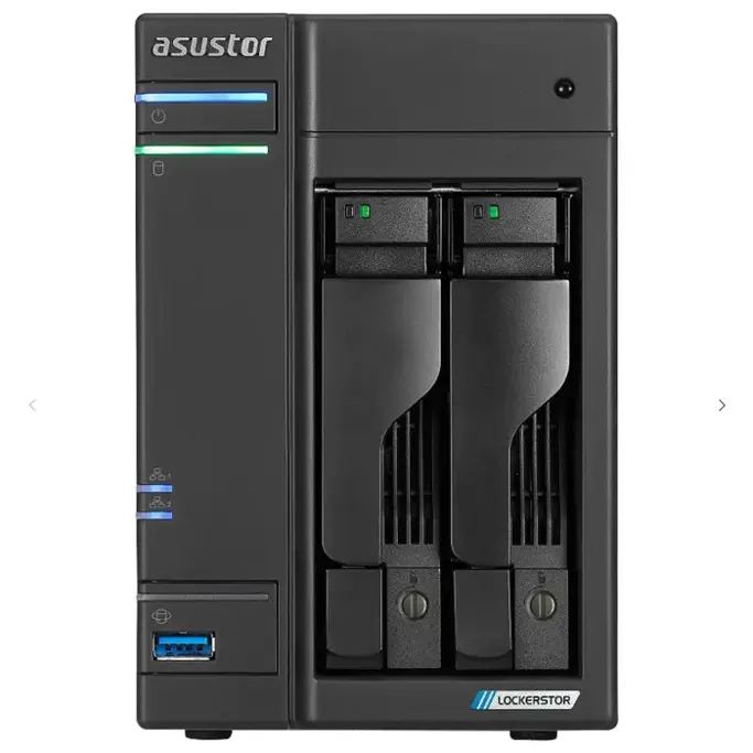 Asustor NAS Lockerstor2 (Gen2), Celeron N5105 2.9GHz (4 Core), 4GB, 2-bay, 2x2.5Gb LAN, AS6702T - Slika 3