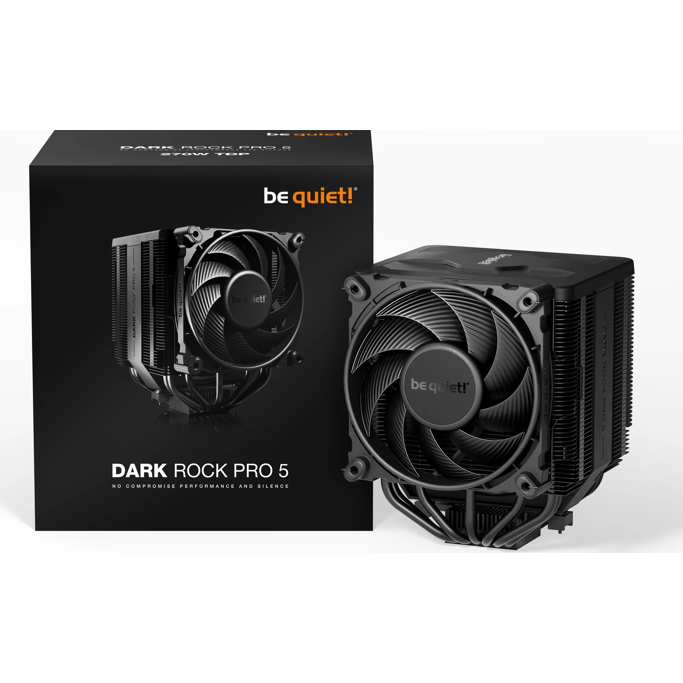 Be quiet! cooler Dark Rock Pro 5, Intel/AMD, 120mm/135mm, TDP 270W, BK036 - Slika 1