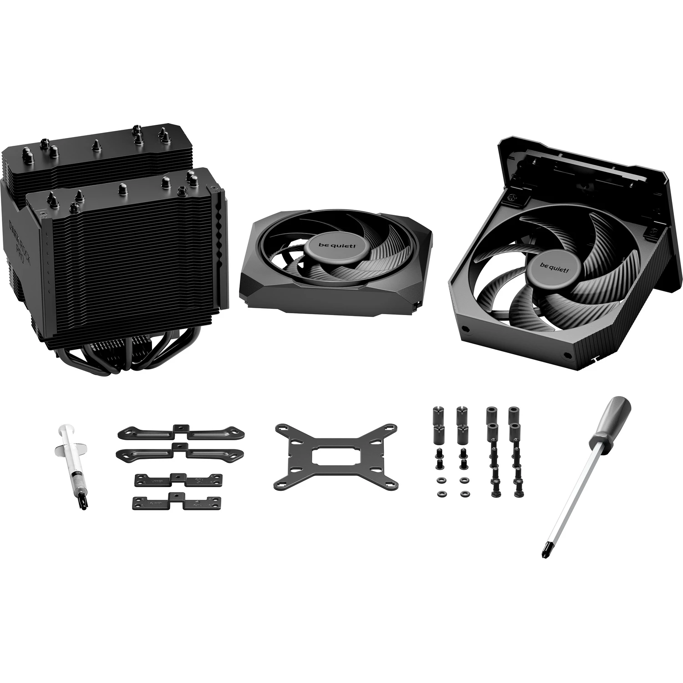 Be quiet! cooler Dark Rock Pro 6, Intel/AMD, 120/135mm, TDP 300W, BK048 - Slika 8