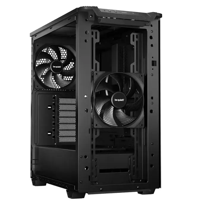 Be quiet! Midi Tower Pure Base 501 Airflow Black, glass window, noise-insulated, BGW74 - Slika 2