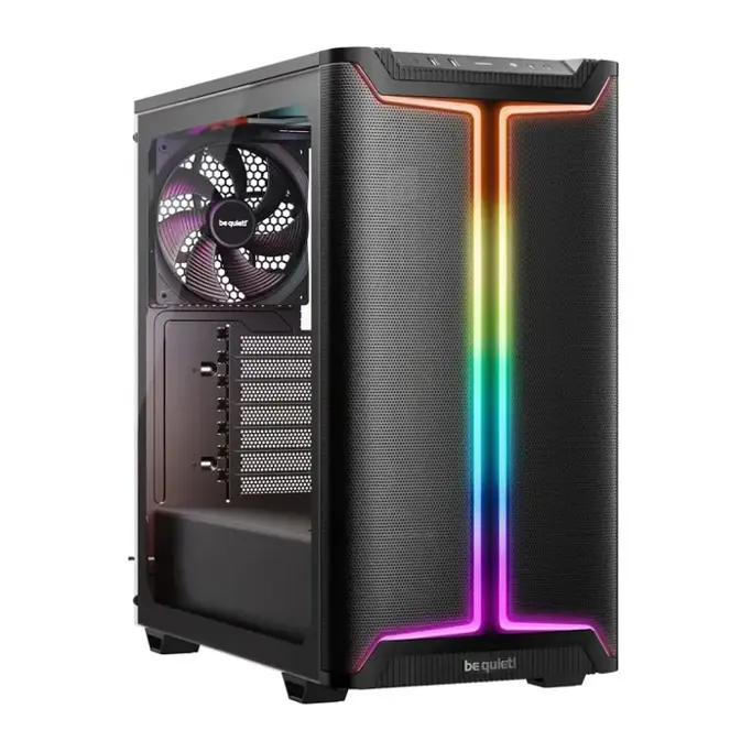 Be quiet! Midi Tower Pure Base 501 DX Black, tempered glass, BGW76 - Slika 1