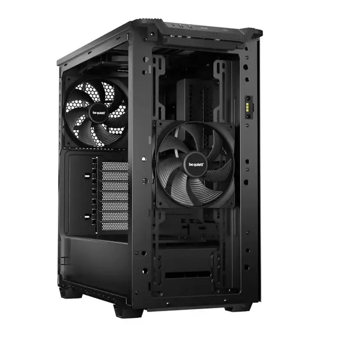 Be quiet! Midi Tower Pure Base 501 DX Black, tempered glass, BGW76 - Slika 2