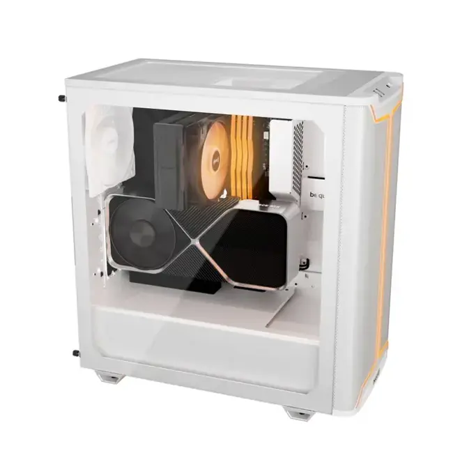 Be quiet! Midi Tower Pure Base 501 DX White, tempered glass, BGW77 - Slika 2