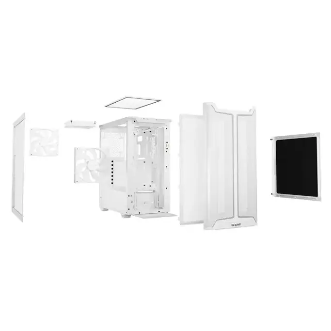 Be quiet! Midi Tower Pure Base 501 DX White, tempered glass, BGW77 - Slika 5
