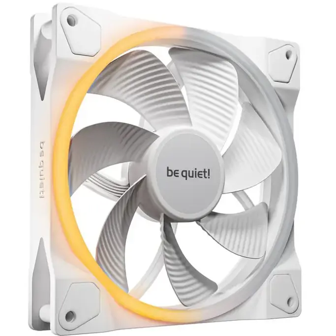 Be Quiet! ventilator 140mm Light Wings PWM Reverse, White, BL135 - Slika 4