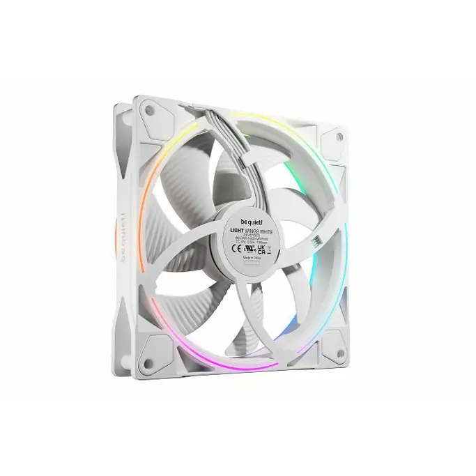 Be Quiet! ventilator 140mm Light Wings PWM Reverse, White, BL135 - Slika 2