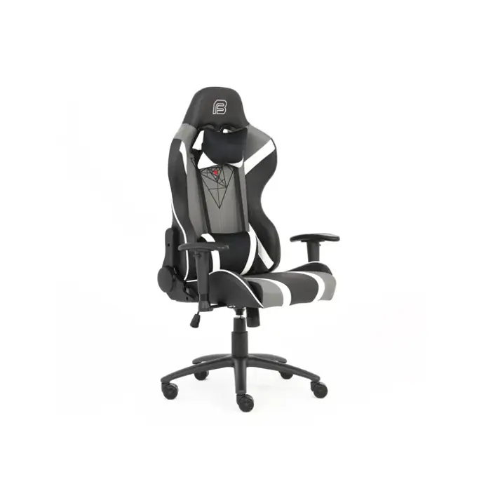 Bit Force gaming stolica Dia L-2D, crno/sivo/bijela, YX-8037 - Slika 1
