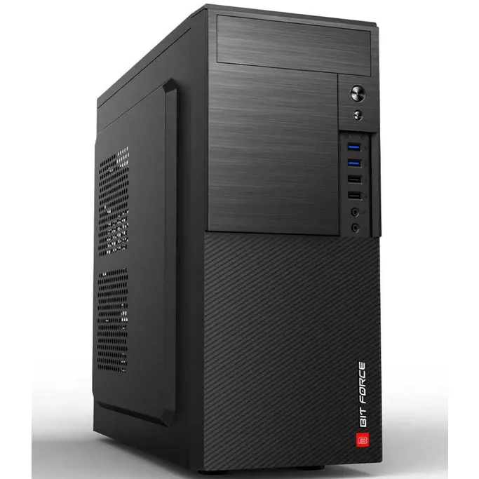 Bit Force Midi Tower BLADE BS-4 v2.0, Black - Slika 5