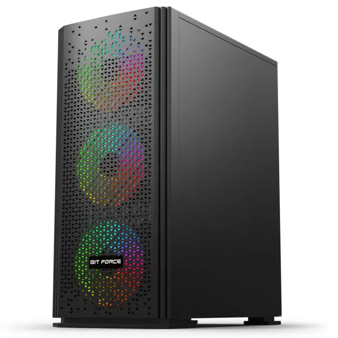 Bit Force Midi Tower ORION CF-4, RGB, Gaming Black - Slika 6