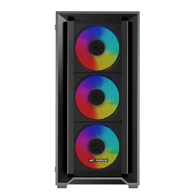 Bit Force Midi Tower VOLTRON ARGB-4, Gaming Black - Slika 2
