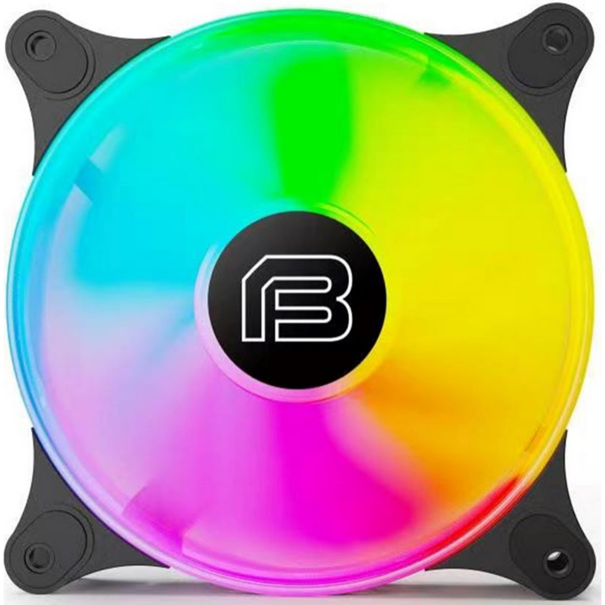 Bit Force ventilator 120mm SPECTRUM 3 LED, Black - Slika 1