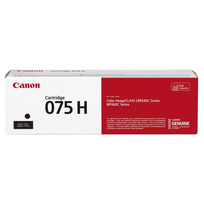 Canon toner CRG-075HBK, crni - Slika 1