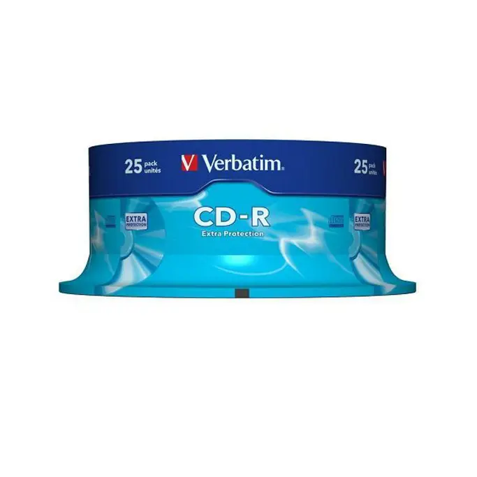 CD-R medij Verbatim 700MB 52× DataLife 25-pack, V043432 - Slika 2