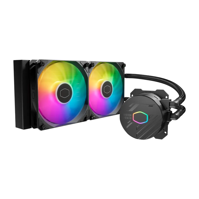 CoolerMaster vodeno hlađenje MasterLiquid 240L Core, ARGB, Black, 240mm, MLW-D24M-A18PZ-R1 - Slika 1
