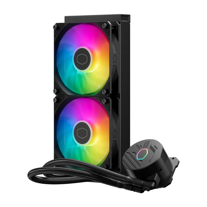 CoolerMaster vodeno hlađenje MasterLiquid 240L Core, ARGB, Black, 240mm, MLW-D24M-A18PZ-R1 - Slika 2