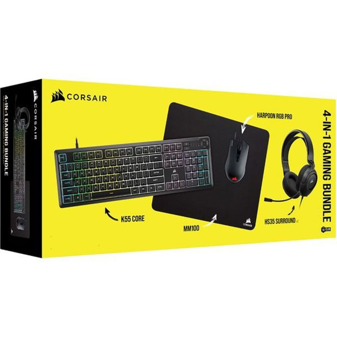 Corsair Gaming bundle tipkovnica, miš, podloga, slušalice, CH-9226F65-NA - Slika 1