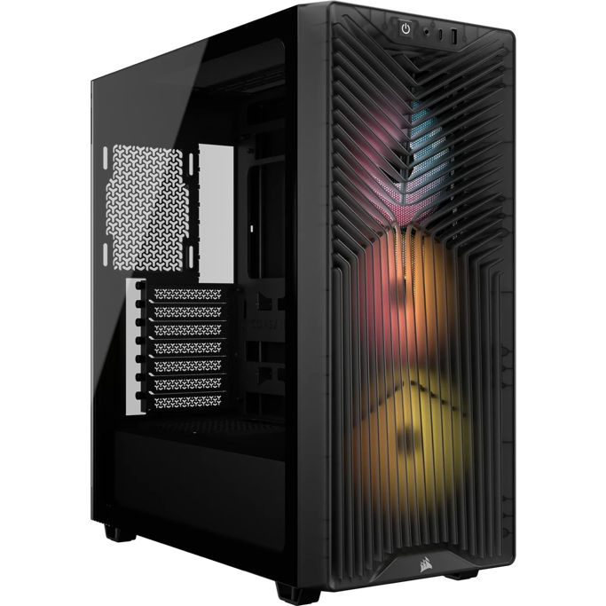 Corsair Midi Tower 3200D RS ARGB Performance, glass window, Smoke, CC-9011346-WW - Slika 1