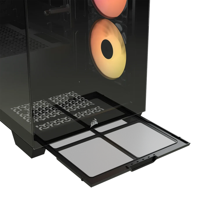 Corsair Midi Tower Frame 3500X RS-R ARGB, glass window, Black, CC-9011322-WW - Slika 9