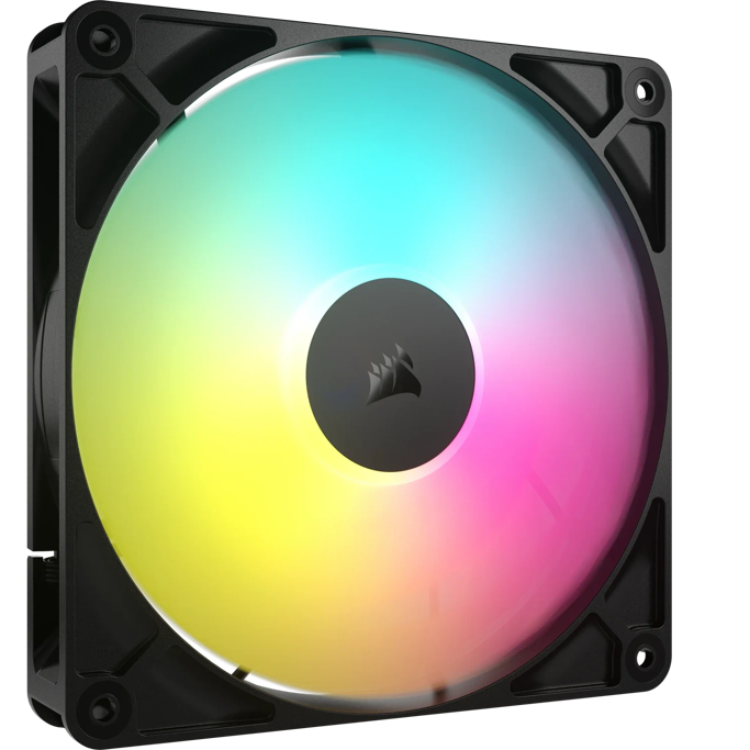 Corsair ventilator 140mm RS140, PWM, ARGB, Black, CO-9050182-WW - Slika 1
