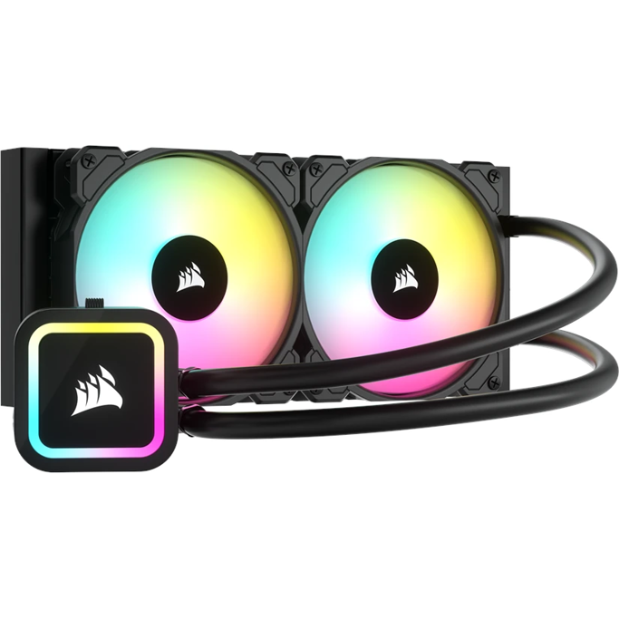Corsair vodeno hlađenje iCUE H100x RGB Elite Black, 240mm, CW-9060065-WW2 - Slika 1
