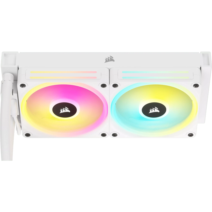 Corsair vodeno hlađenje iCUE LINK H100i, RGB White, 240mm, CW-9061005-WW - Slika 2