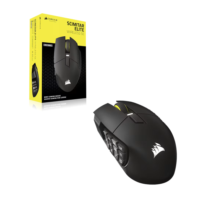 Corsair žični miš Scimitar Elite, Optical, Wireless SE, CH-9314014-WW - Slika 2