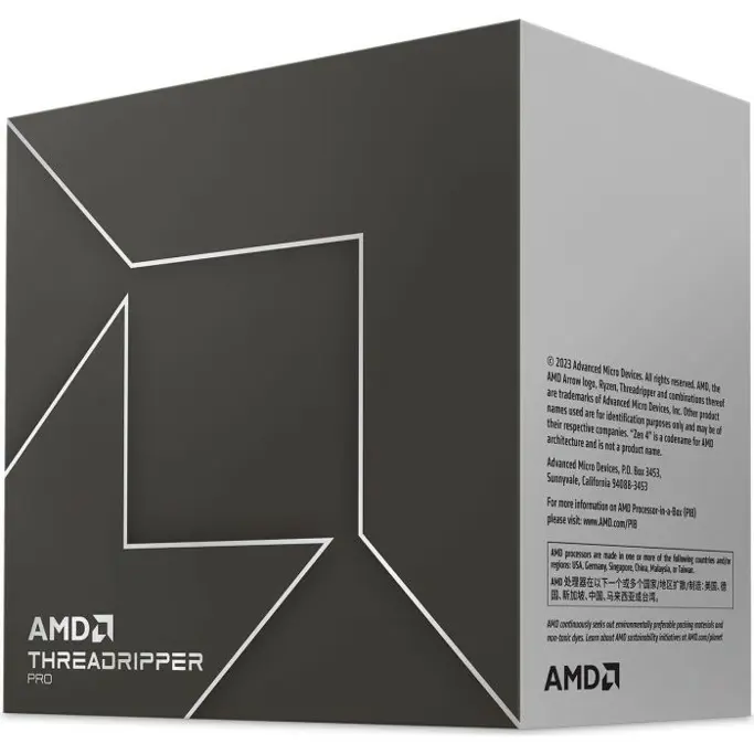 AMD Ryzen Threadripper Pro 7995WX, BOX, 4.5GHz, 64MB, 350W, sTR5, 100-100000884WOF - Slika 1
