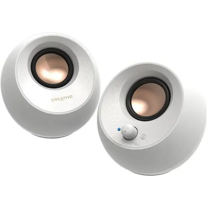 Creative zvučnici Pebble White V3 2.0, Bluetooth 5.0, 51MF1700AA002 - Slika 1