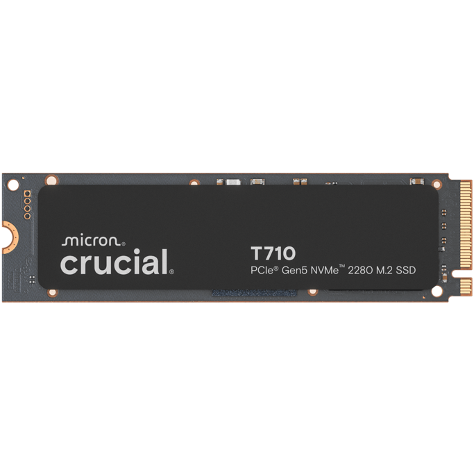 Crucial SSD 1TB T710, M.2 SSD, NVMe PCIe, Gen.5, CT1000T710SSD8 - Slika 1