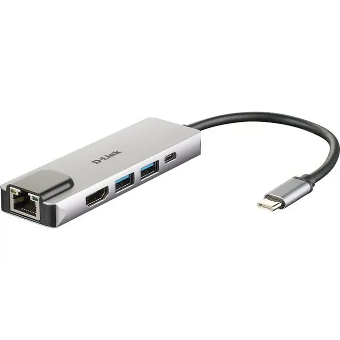 D-Link DUB-M520, 5-in-1 USB-C Hub with HDMI/Ethernet and Power Delivery - Slika 1