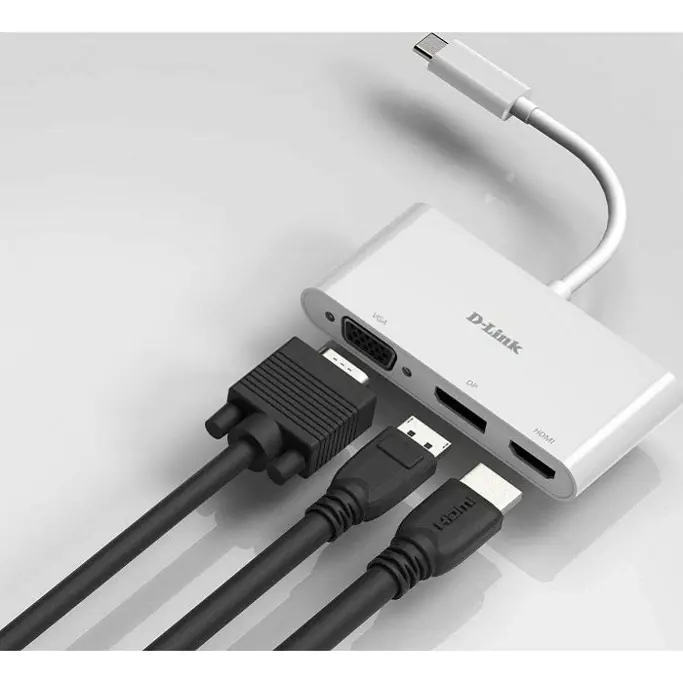 D-Link DUB-V310 adapter 3-in-1 USB-C to HDMI/VGA/DisplayPort - Slika 2