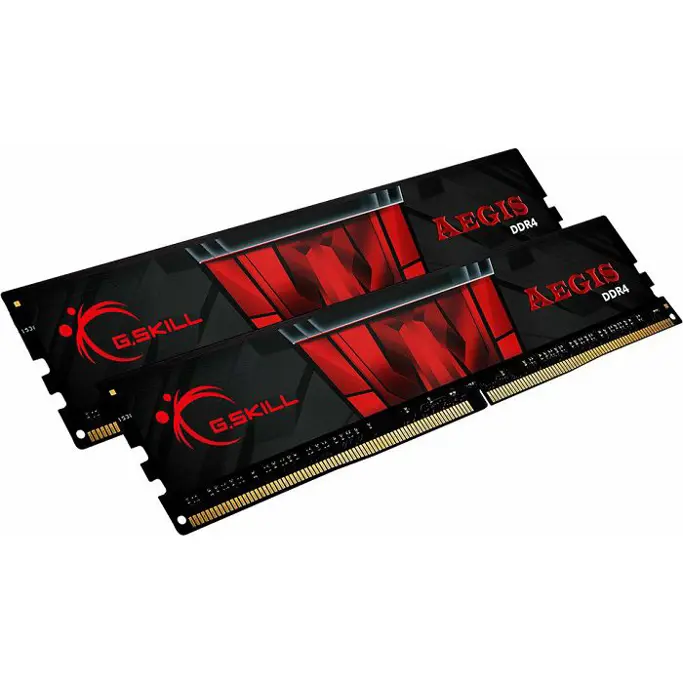 G.Skill DDR4 16GB (2x8) 2666MHz AEGIS C19, F4-2666C19D-32GIS